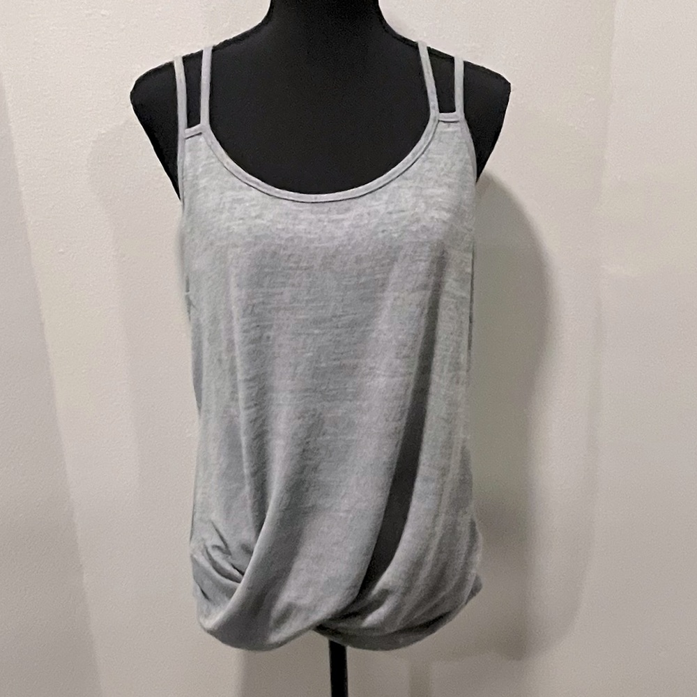 NWOT Women’s Double Strap Twist Hem Tank - XL